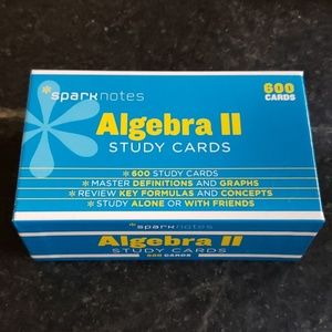 Algebra II Sparknotes Study Cardw
